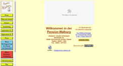 Desktop Screenshot of pension-walburg.de
